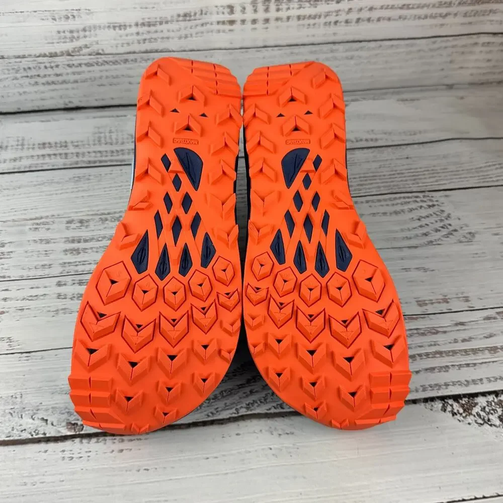 Altra Lone Peak 7 Womens US 11.5 Trail Running Shoes Blue Orange